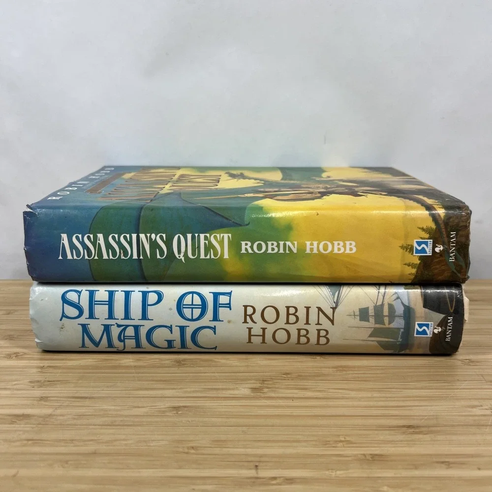 Robin Hobb Lot 2 1st Edition 1st Print Assassin's Quest Ship of Magic Hardcover